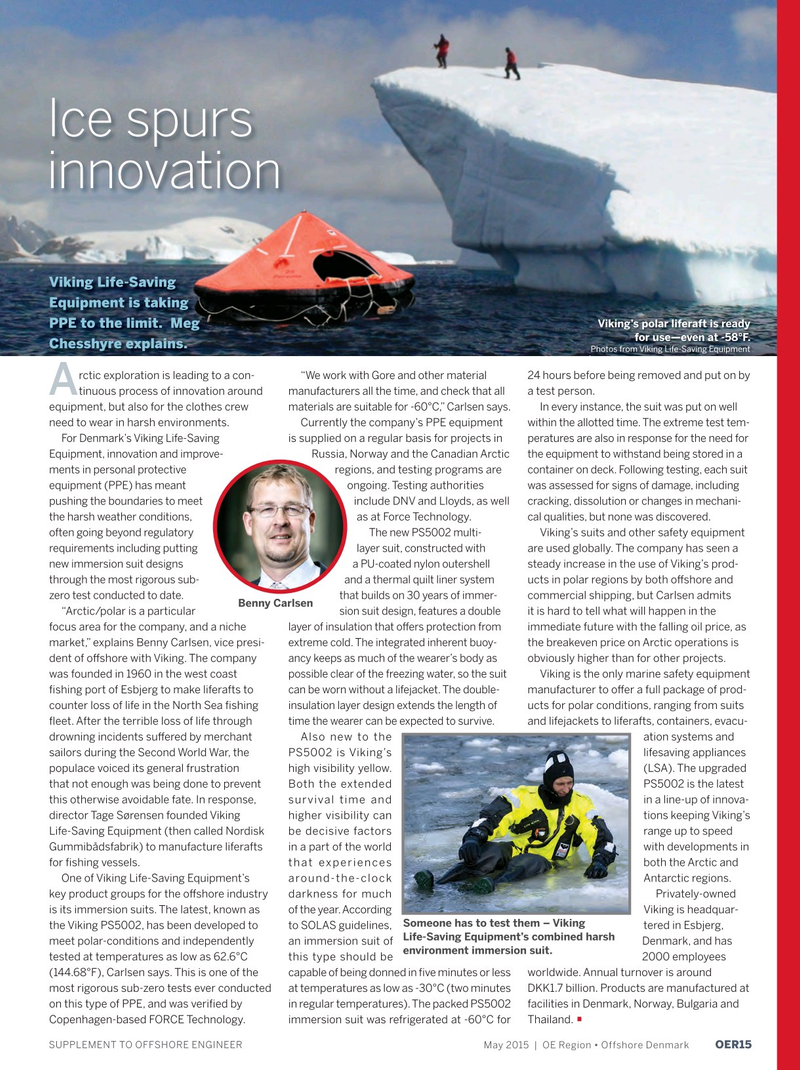 Offshore Engineer Magazine, page 133,  May 2015