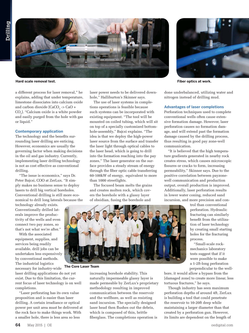 Offshore Engineer Magazine, page 62,  May 2015