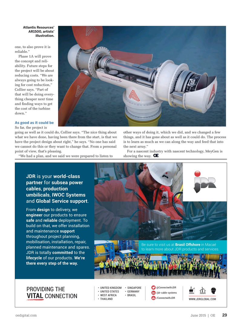 Offshore Engineer Magazine, page 27,  Jun 2015