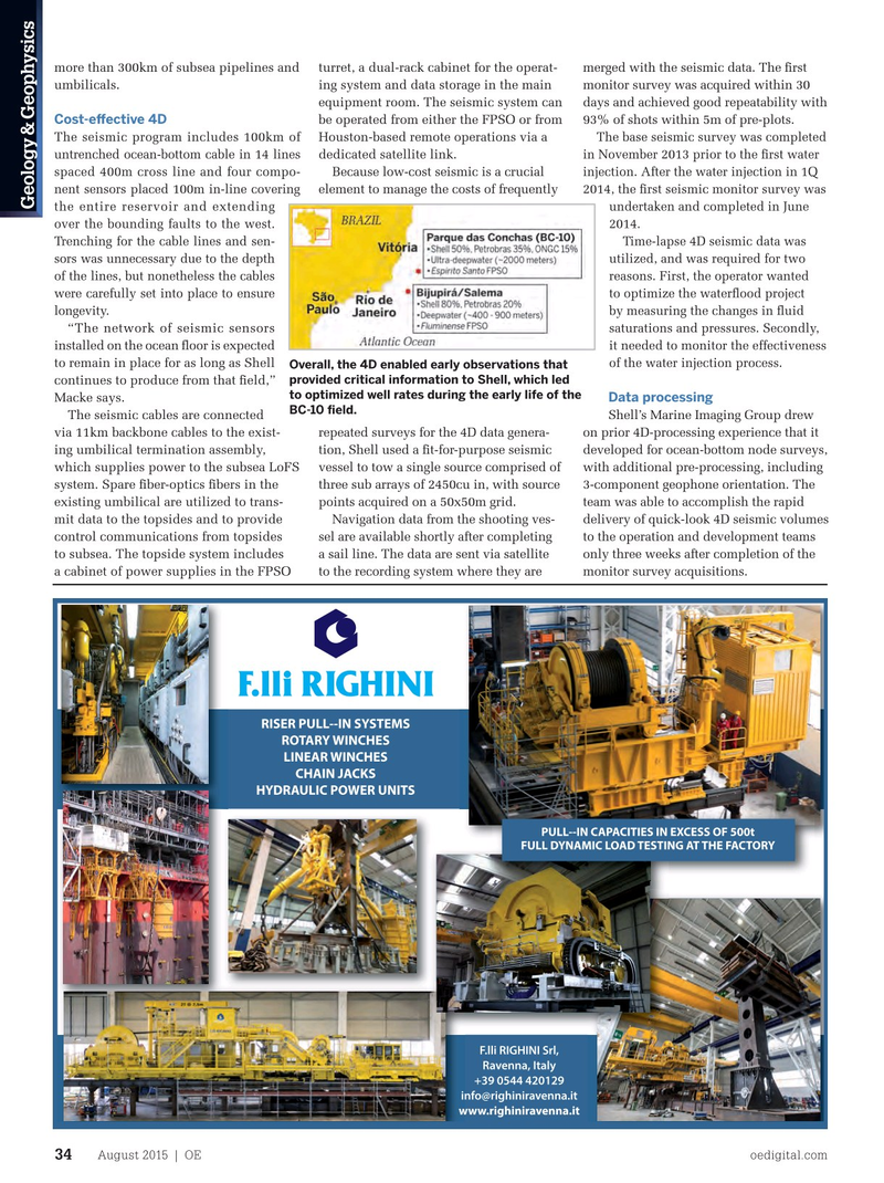 Offshore Engineer Magazine, page 32,  Aug 2015
