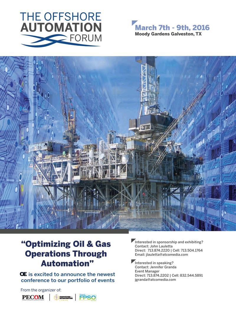 Offshore Engineer Magazine, page 57,  Aug 2015