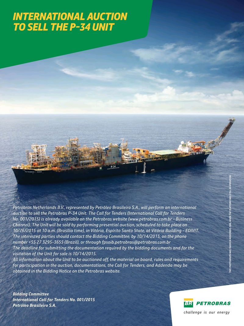 Offshore Engineer Magazine, page 121,  Sep 2015