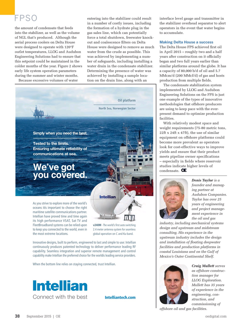 Offshore Engineer Magazine, page 36,  Sep 2015