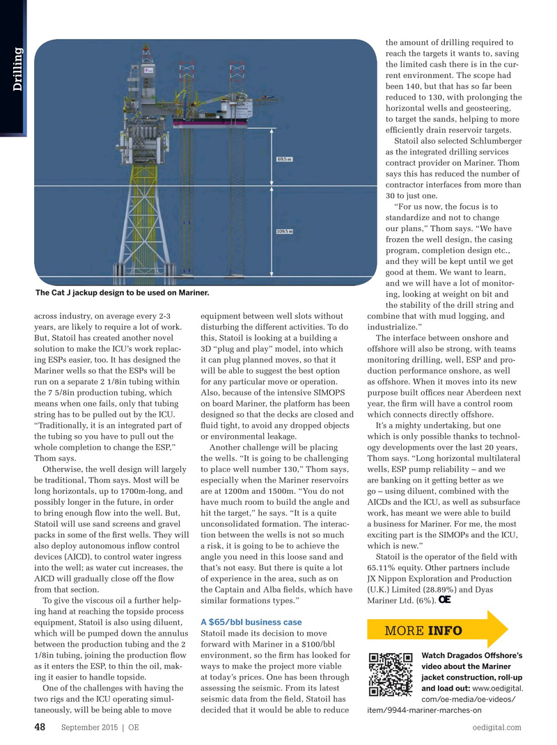 Offshore Engineer Magazine, page 46,  Sep 2015