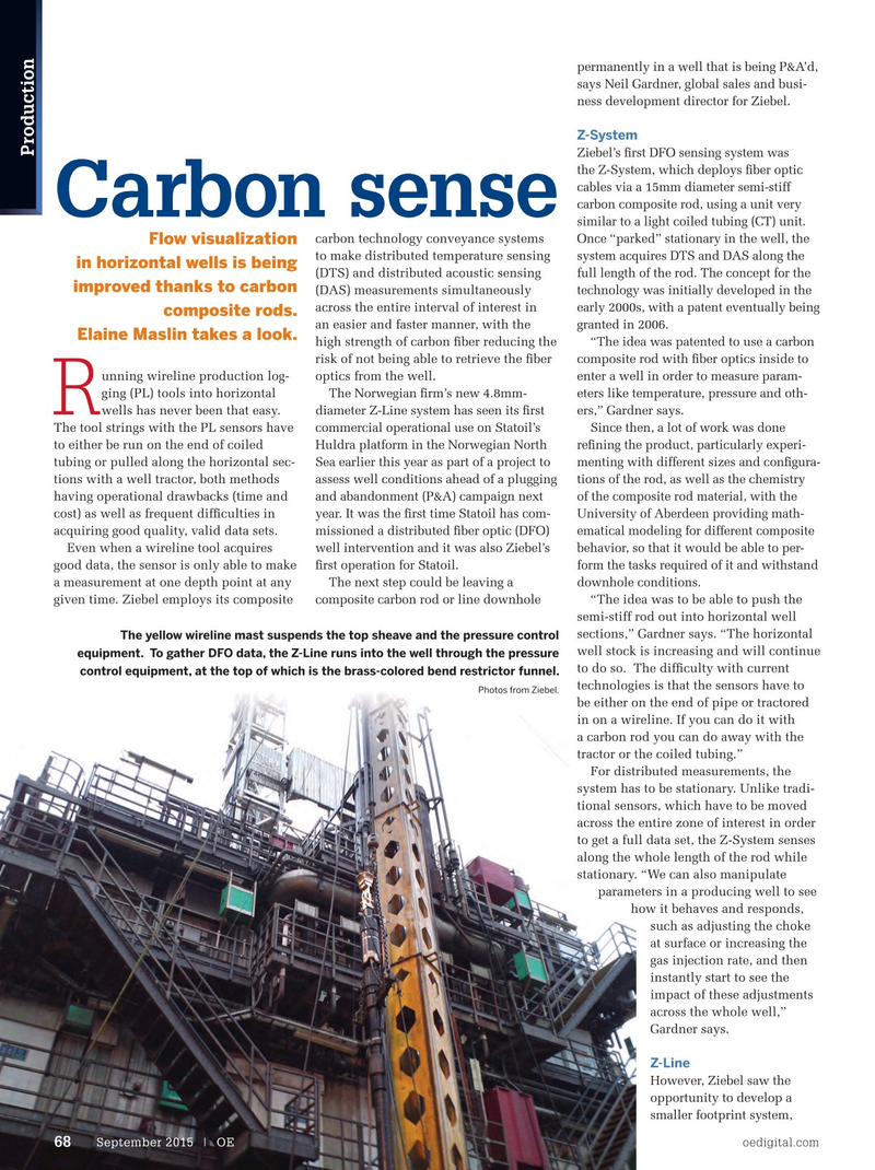 Offshore Engineer Magazine, page 66,  Sep 2015