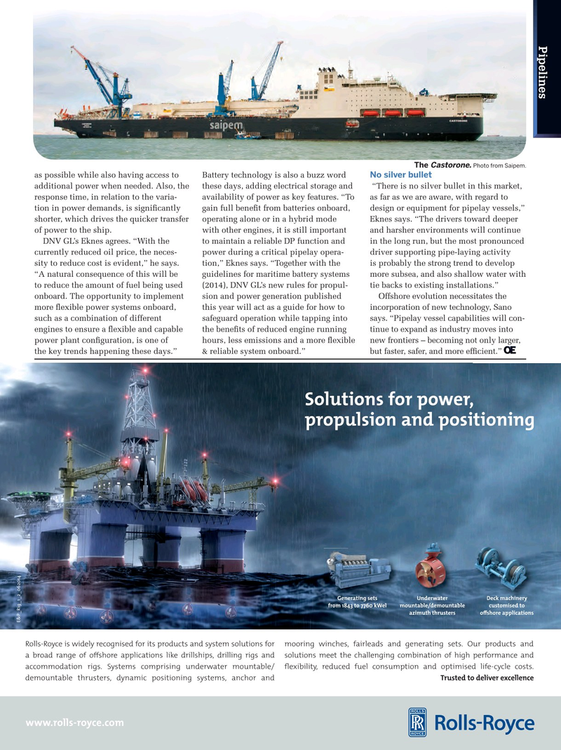 Offshore Engineer Magazine, page 79,  Sep 2015