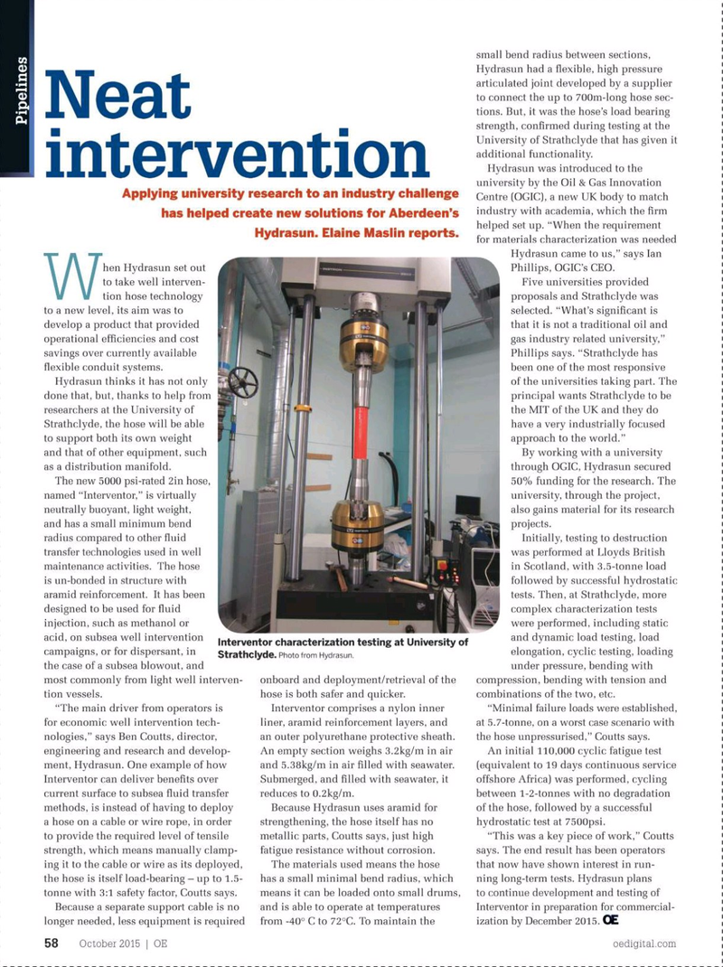 Offshore Engineer Magazine, page 56,  Oct 2015