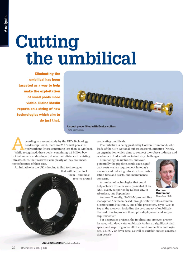 Offshore Engineer Magazine, page 20,  Dec 2015