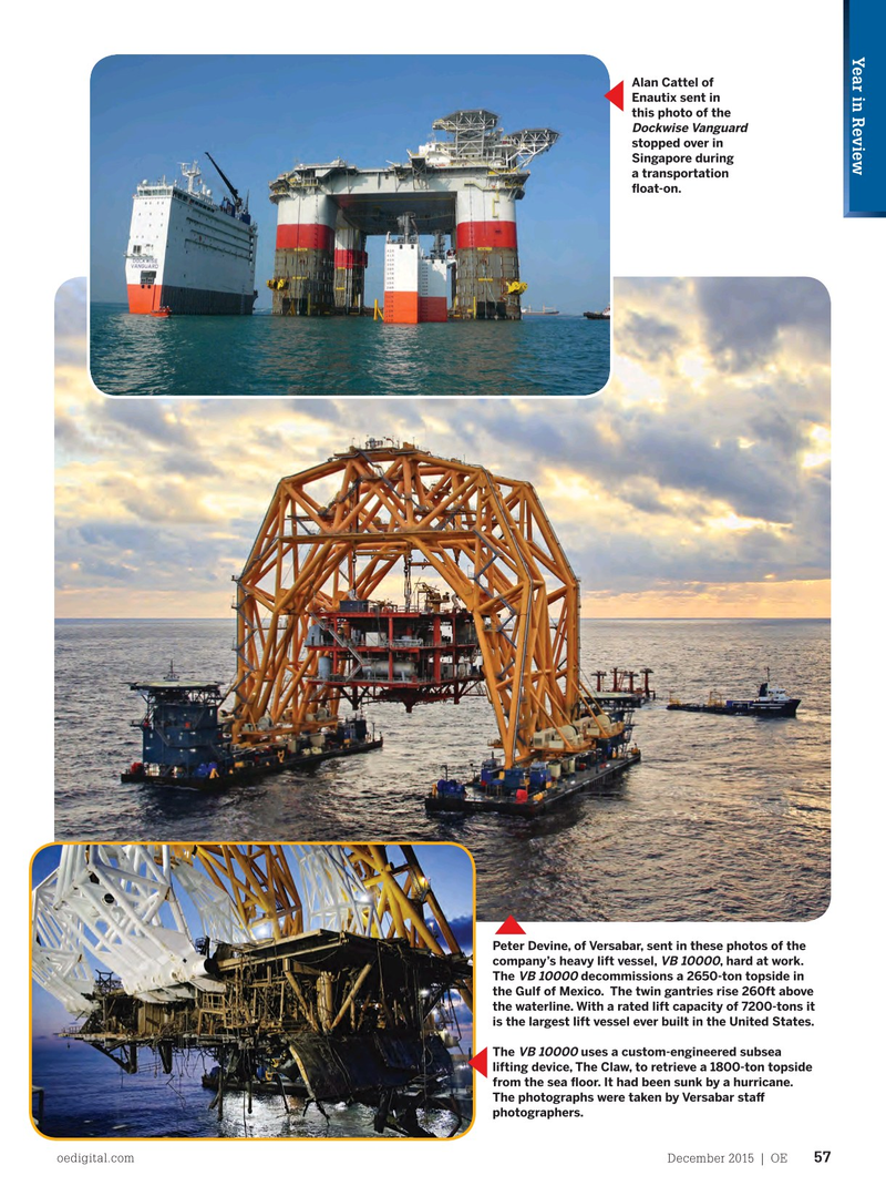 Offshore Engineer Magazine, page 55,  Dec 2015