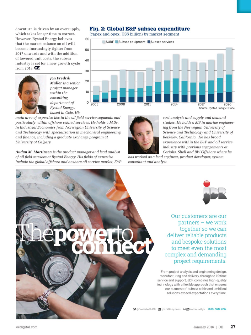 Offshore Engineer Magazine, page 25,  Jan 2016