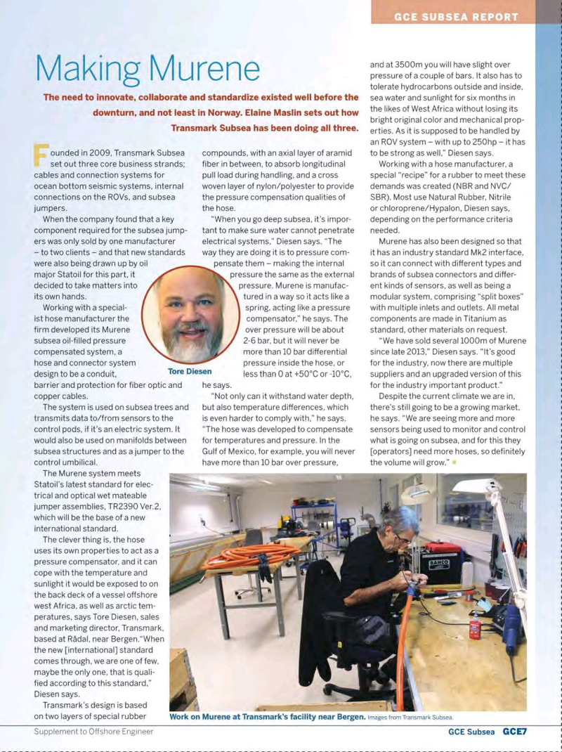 Offshore Engineer Magazine, page 39,  Mar 2016