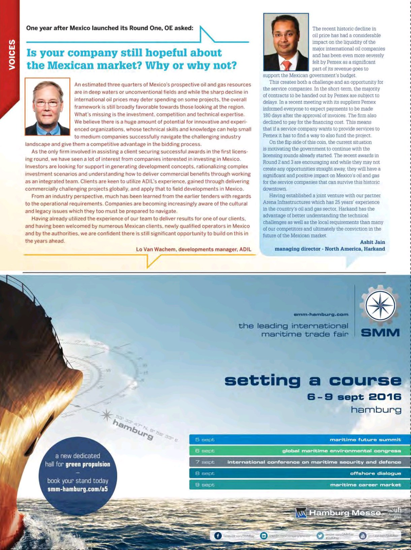 Offshore Engineer Magazine, page 64,  Mar 2016