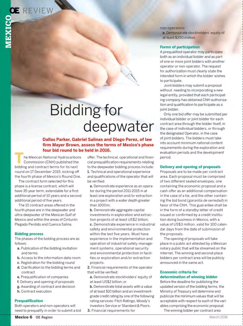 Offshore Engineer Magazine, page 70,  Mar 2016
