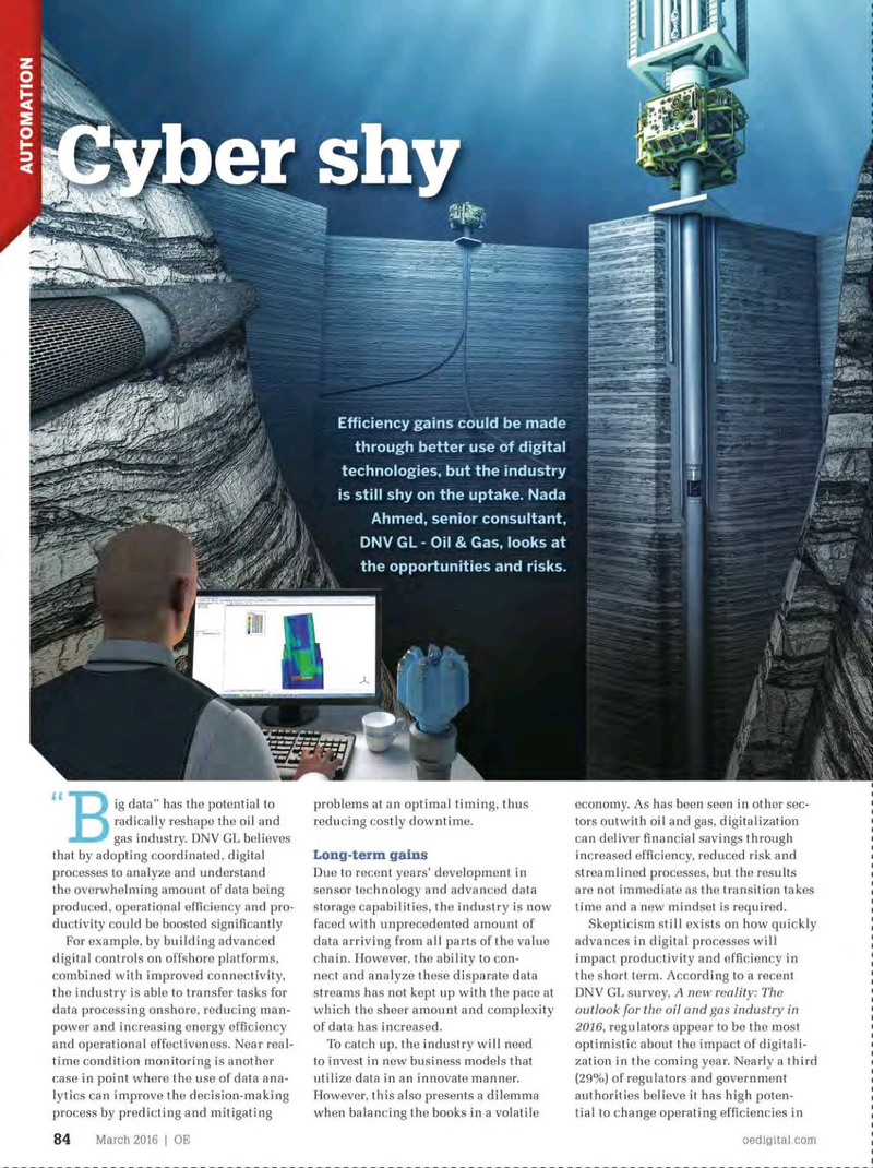 Offshore Engineer Magazine, page 82,  Mar 2016
