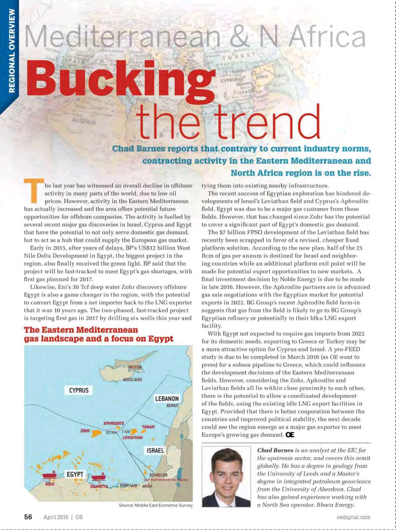 Offshore Engineer Magazine, page 54,  Apr 2016