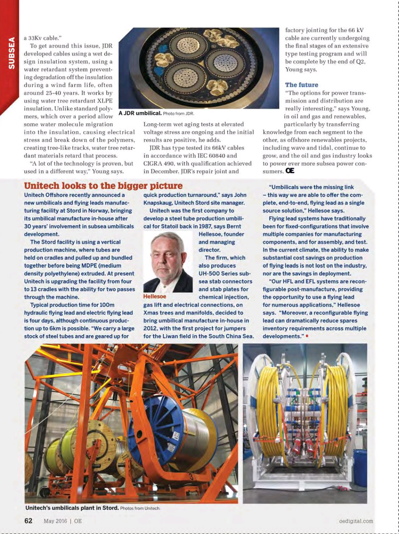 Offshore Engineer Magazine, page 60,  May 2016