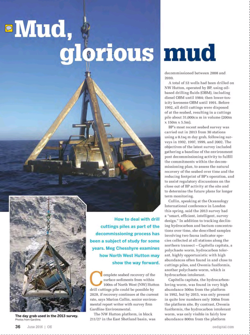 Offshore Engineer Magazine, page 34,  Jun 2016