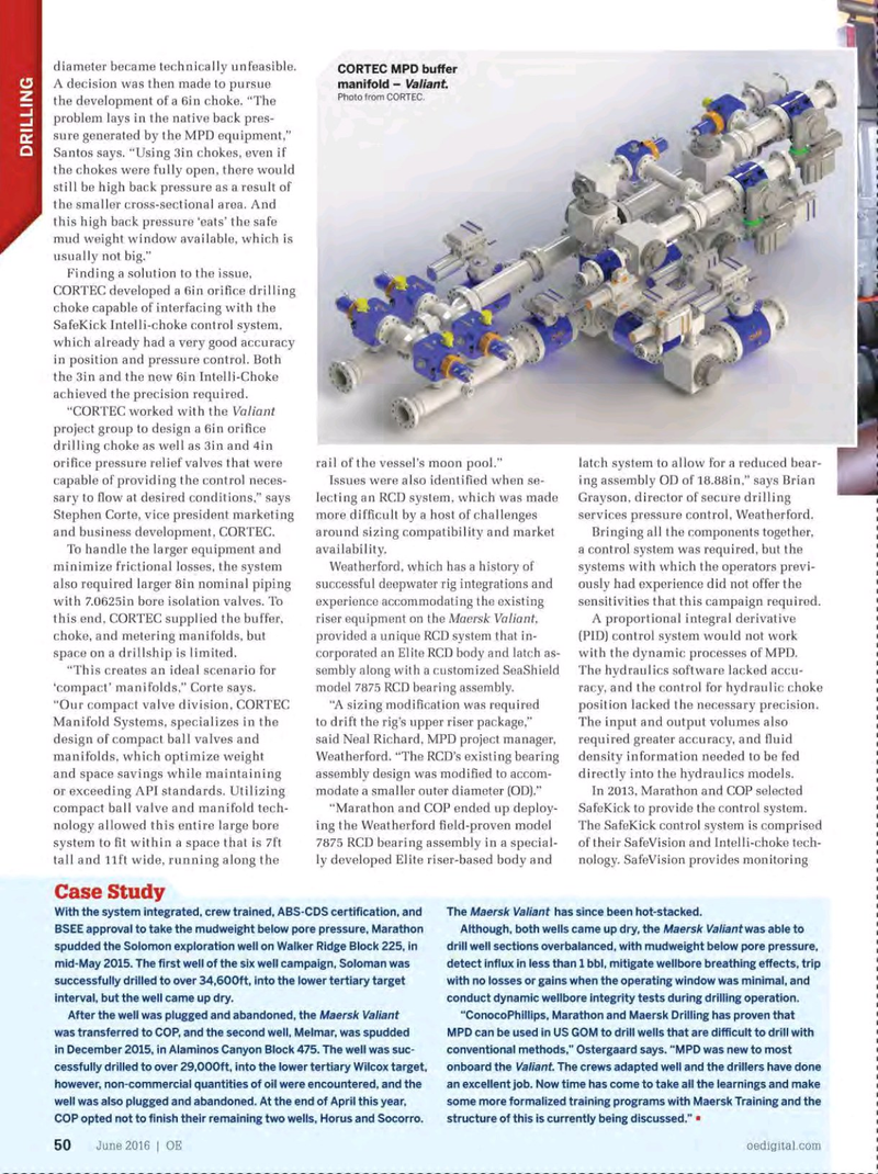 Offshore Engineer Magazine, page 48,  Jun 2016