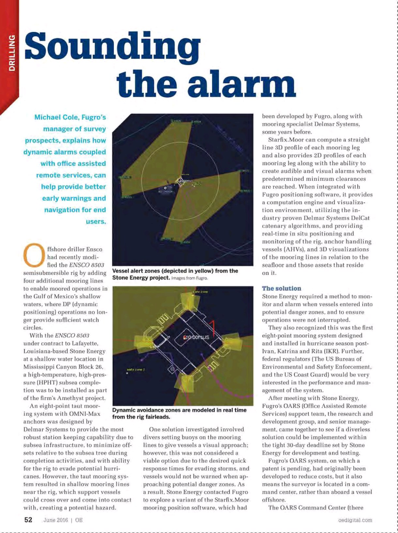 Offshore Engineer Magazine, page 50,  Jun 2016