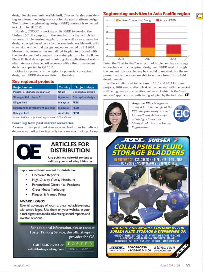 Offshore Engineer Magazine, page 57,  Jun 2016