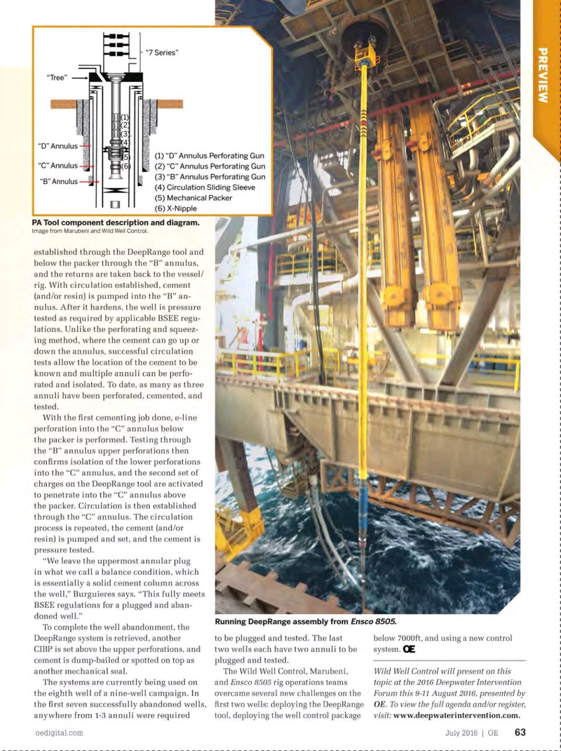 Offshore Engineer Magazine, page 61,  Jul 2016