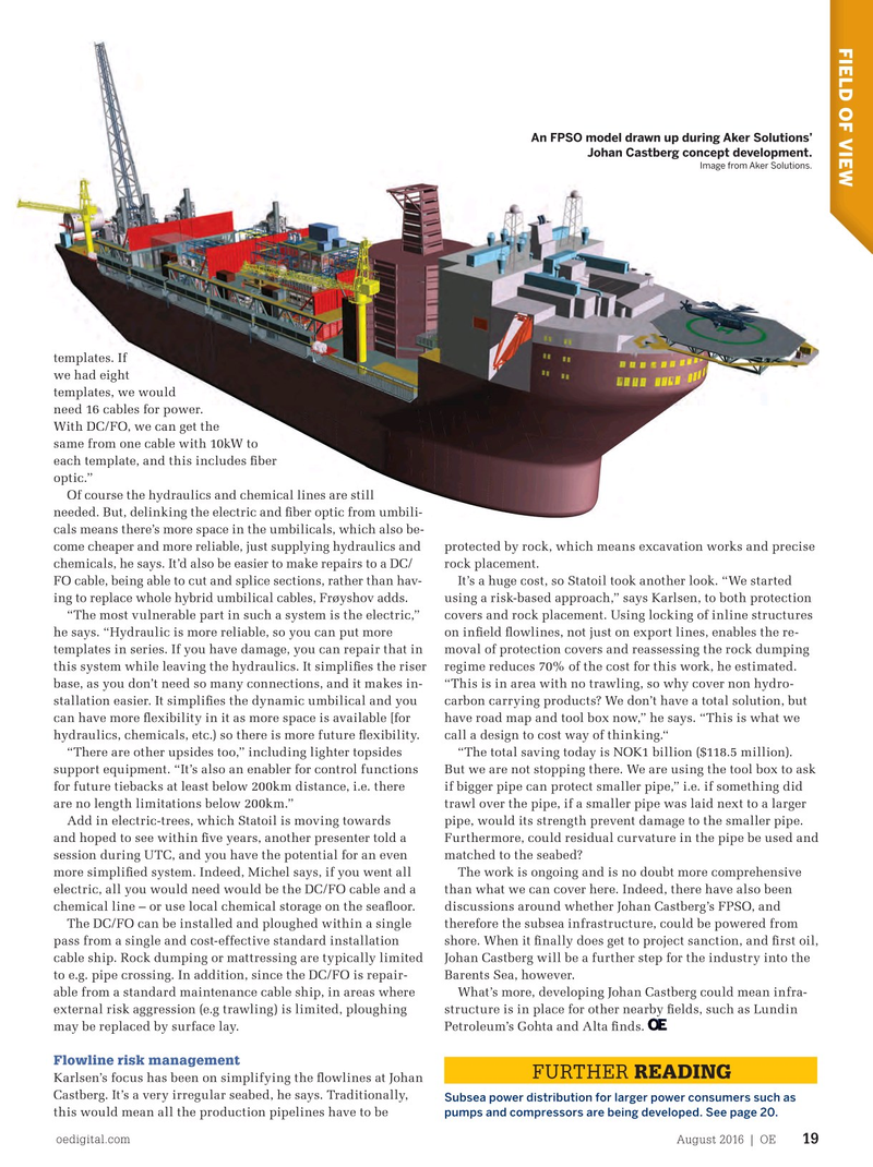Offshore Engineer Magazine, page 17,  Aug 2016