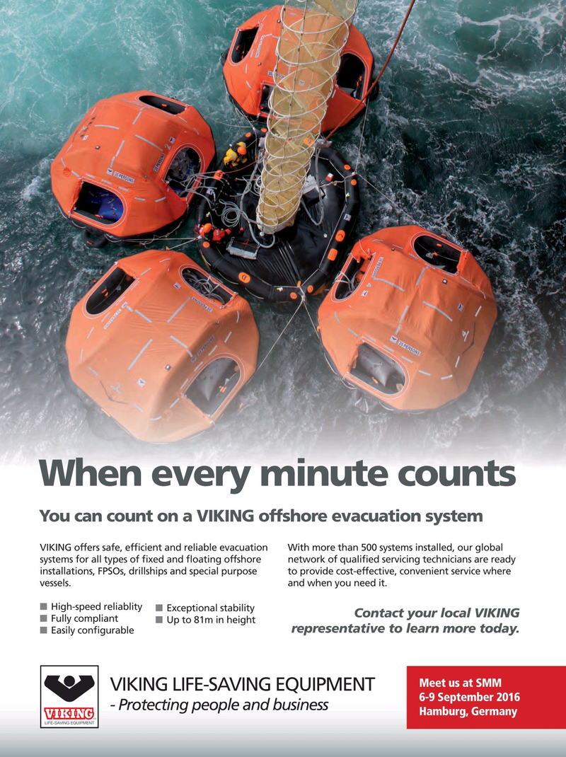 Offshore Engineer Magazine, page 3rd Cover,  Aug 2016