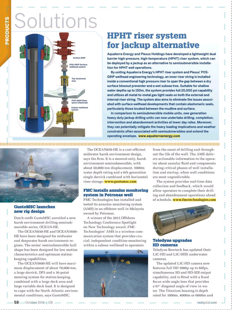 Offshore Engineer Magazine, page 56,  Oct 2016