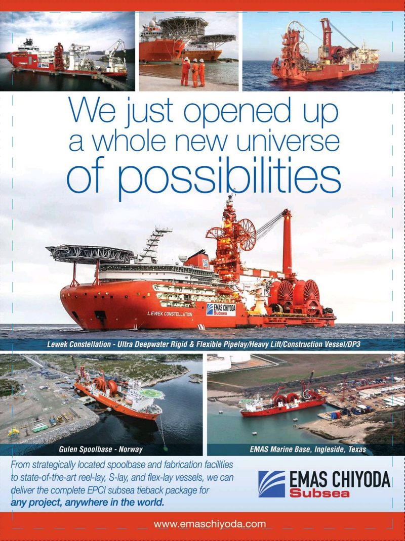 Offshore Engineer Magazine, page 2nd Cover,  Nov 2016