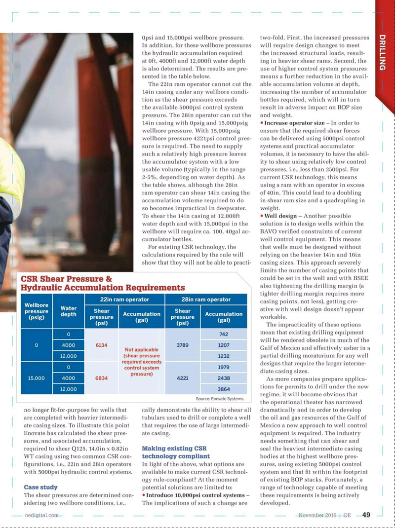 Offshore Engineer Magazine, page 47,  Nov 2016