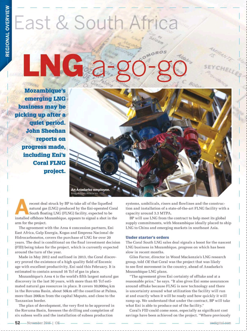 Offshore Engineer Magazine, page 50,  Nov 2016