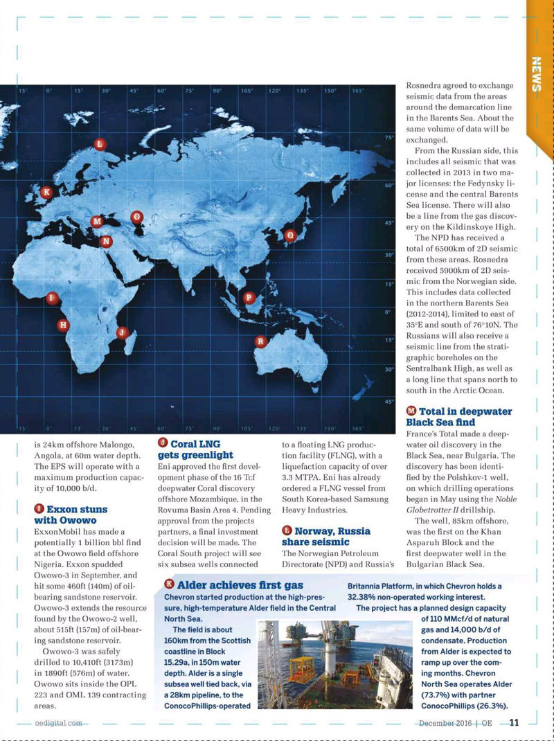 Offshore Engineer Magazine, page 9,  Dec 2016
