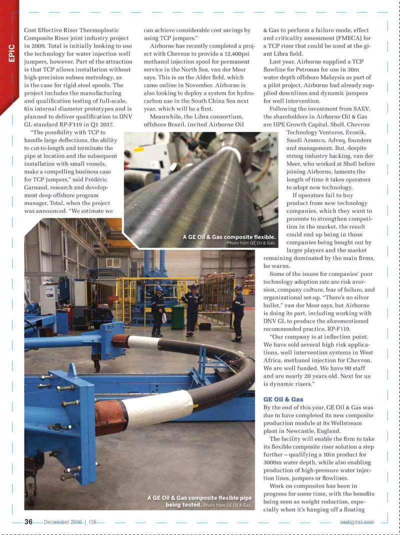 Offshore Engineer Magazine, page 34,  Dec 2016