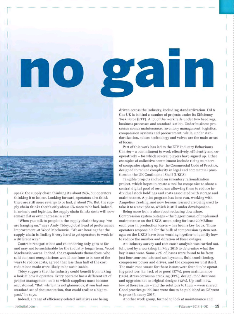 Offshore Engineer Magazine, page 17,  Feb 2017