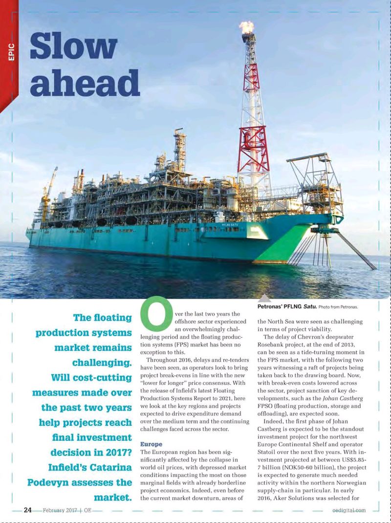 Offshore Engineer Magazine, page 22,  Feb 2017