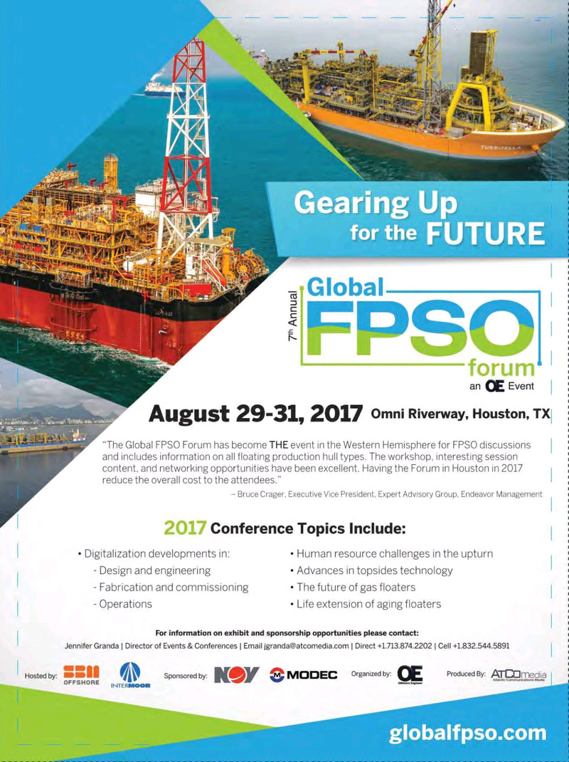 Offshore Engineer Magazine, page 4,  Feb 2017