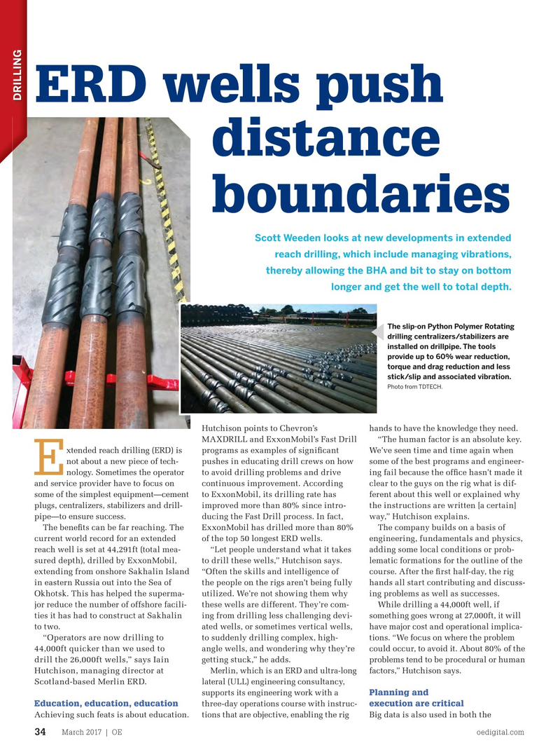 Offshore Engineer Magazine, page 32,  Mar 2017