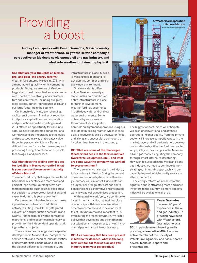 Offshore Engineer Magazine, page 51,  Mar 2017