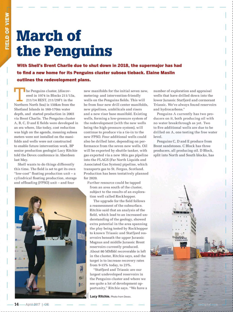 Offshore Engineer Magazine, page 12,  Apr 2017