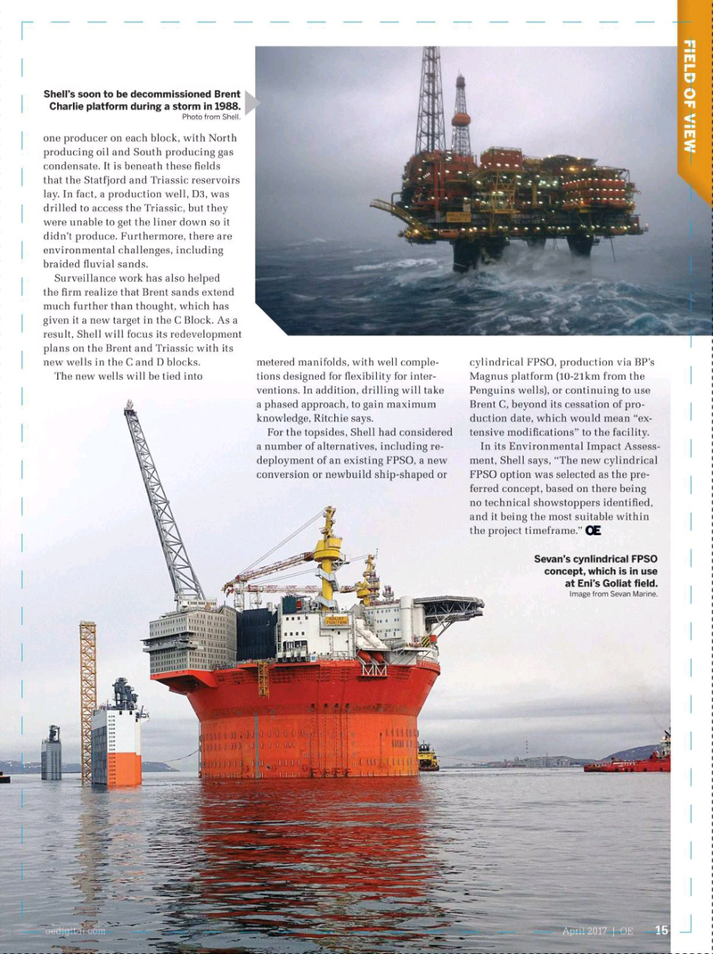 Offshore Engineer Magazine, page 13,  Apr 2017