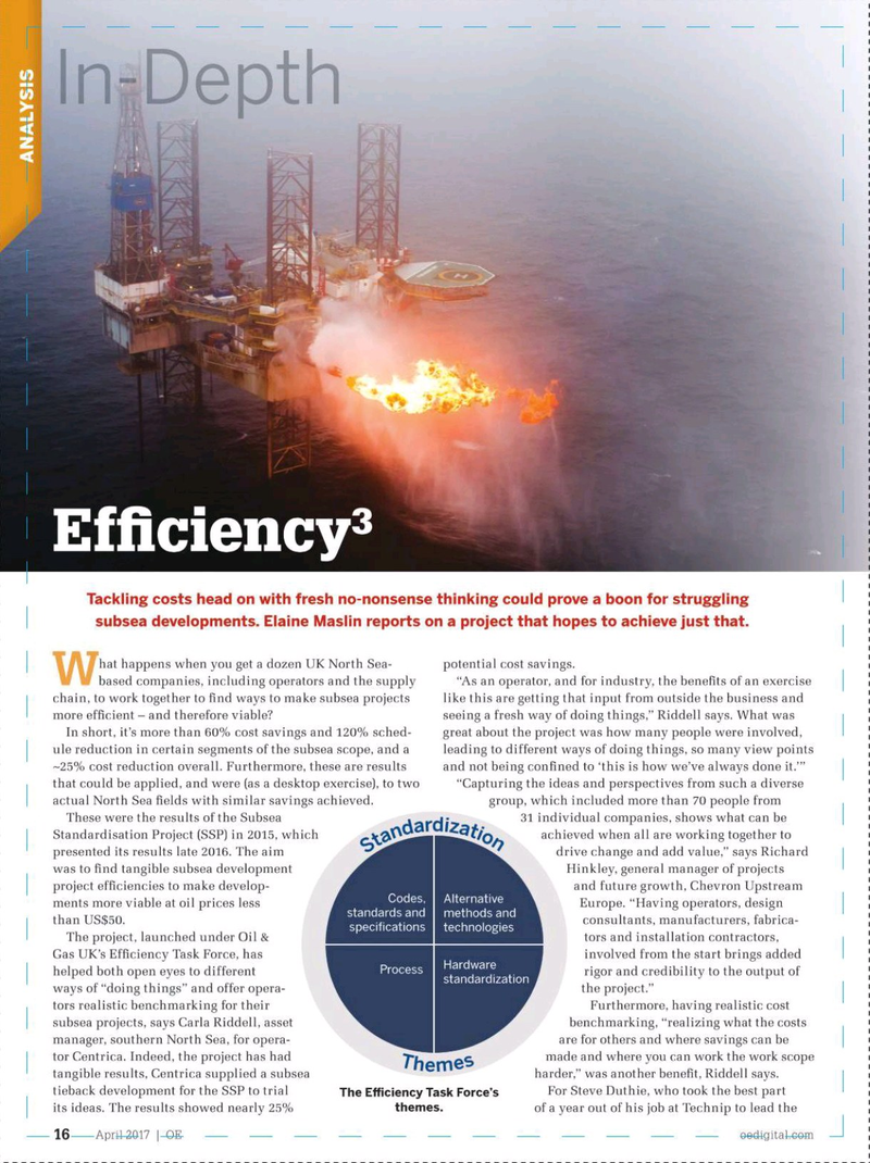 Offshore Engineer Magazine, page 14,  Apr 2017