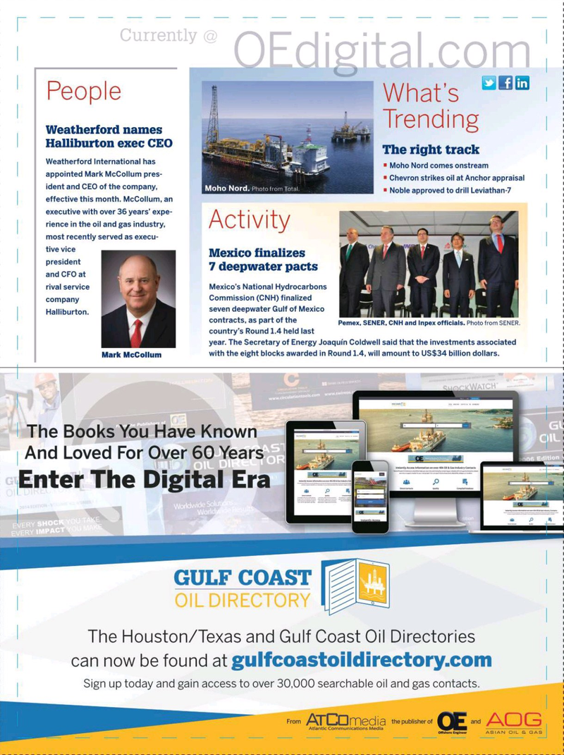 Offshore Engineer Magazine, page 5,  Apr 2017