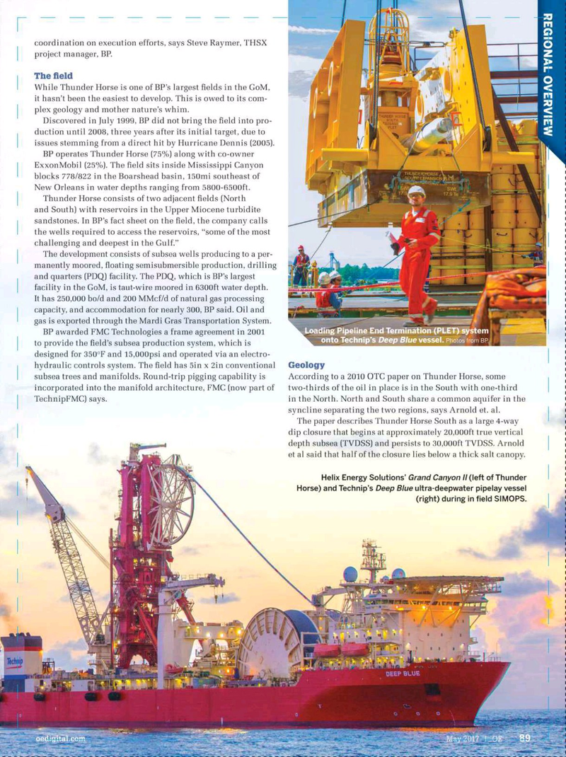 Offshore Engineer Magazine, page 87,  May 2017