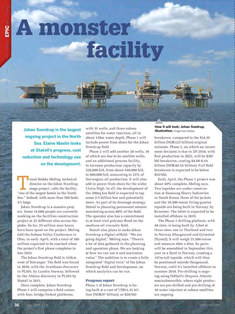 Offshore Engineer Magazine, page 34,  Jun 2017