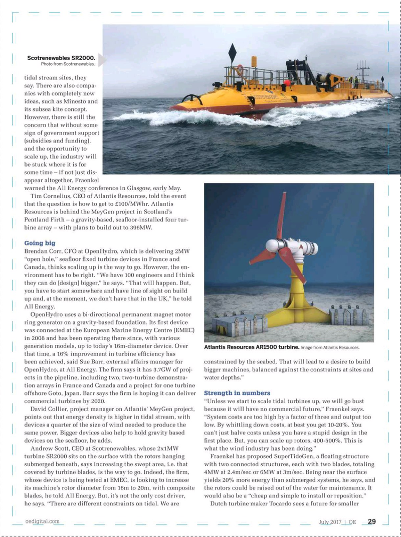 Offshore Engineer Magazine, page 27,  Jul 2017