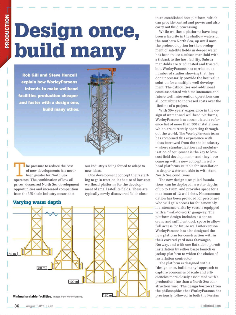 Offshore Engineer Magazine, page 34,  Aug 2017