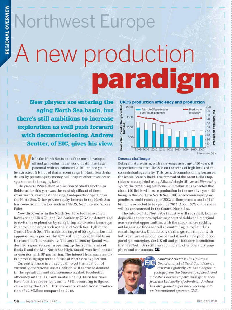 Offshore Engineer Magazine, page 52,  Sep 2017