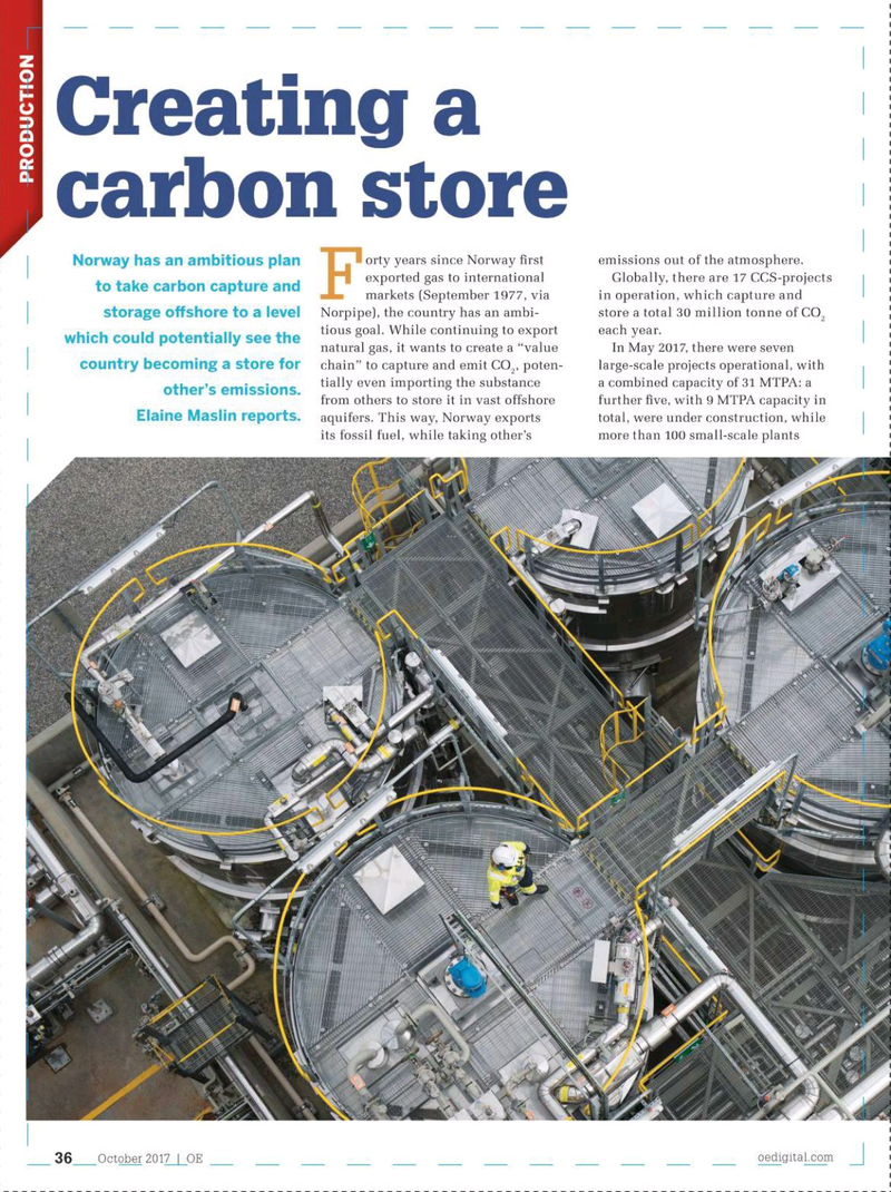 Offshore Engineer Magazine, page 34,  Oct 2017