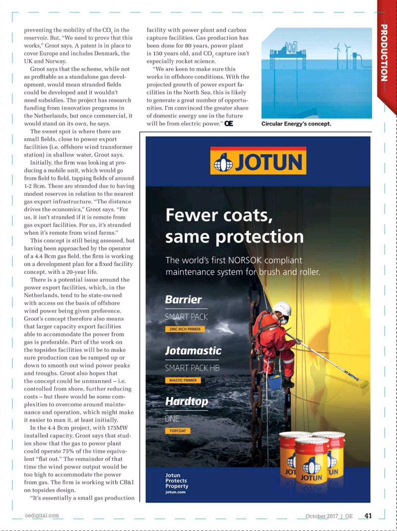 Offshore Engineer Magazine, page 39,  Oct 2017