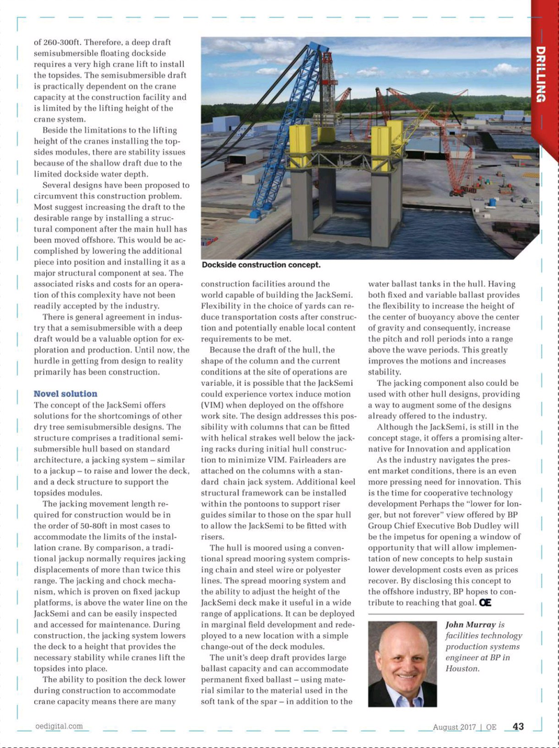 Offshore Engineer Magazine, page 41,  Oct 2017